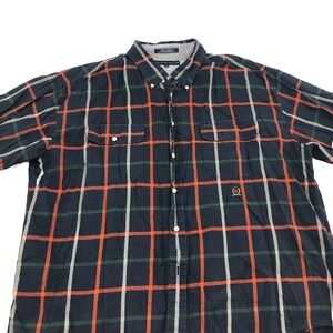 Vintage Tommy Hilfiger men's shirt XXL stripe double pocket long sleeve 2XL